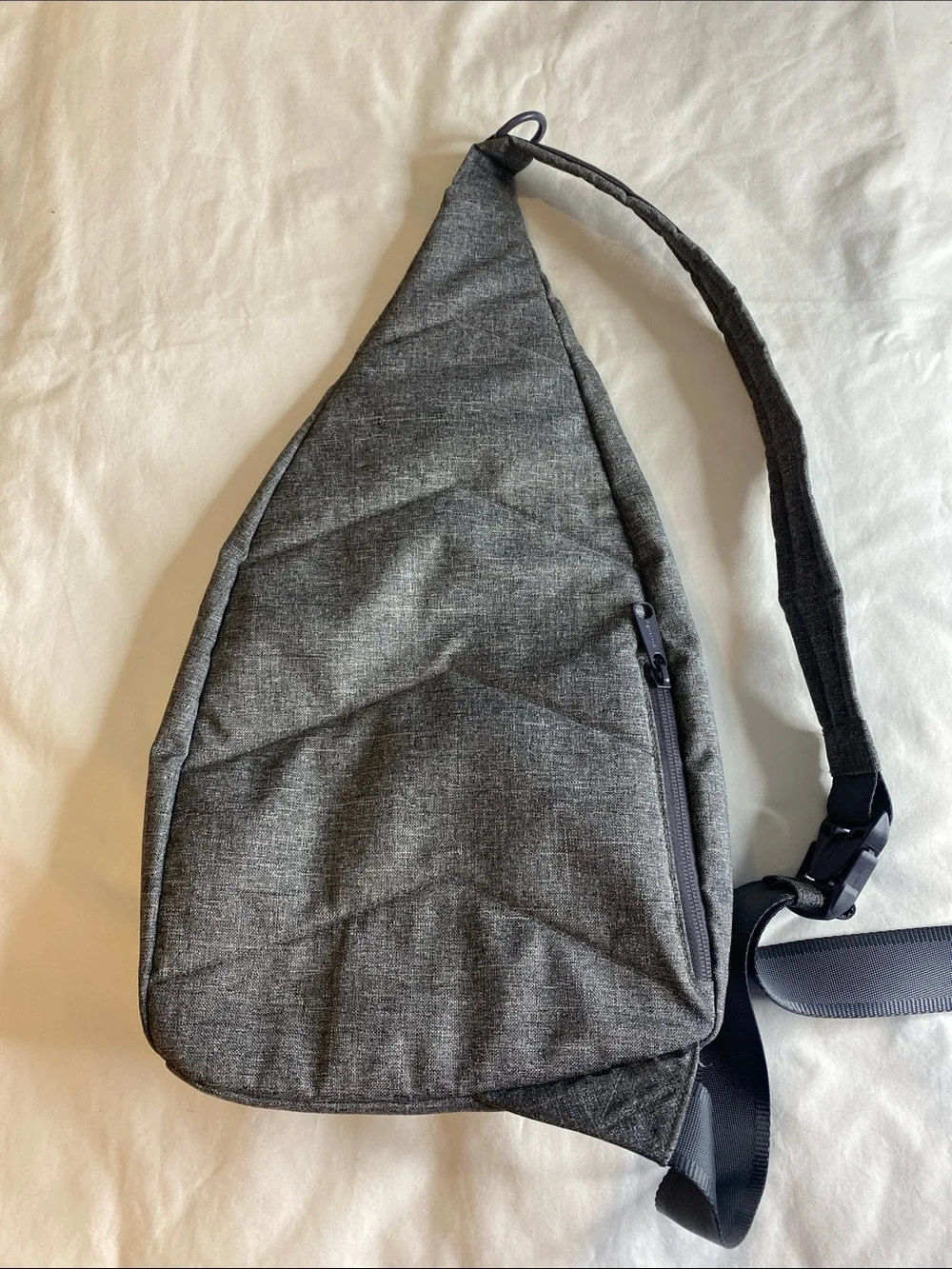 Vera Bradley ReActive Gray Heather Sling Backpack NWOT Travel Crossbody - Picture 7 of 16